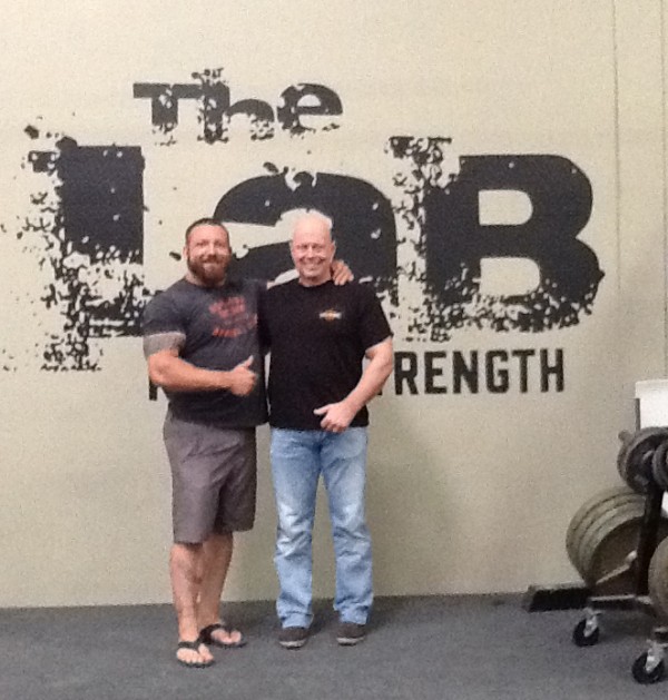 Hans Lindgren with Chris Duffin